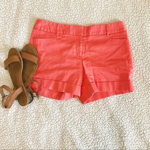Express Editor Coral Chino Shorts